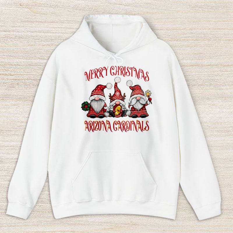 Arizona Cardinals Merry Christmas NFL Gift For Fan Christmas Gnomes Unisex Hoodie TAS20183