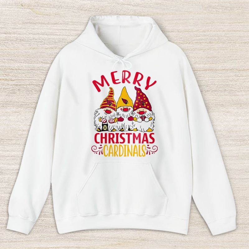 Arizona Cardinals Merry Christmas NFL Gift For Fan Christmas Gnomes Unisex Hoodie TAS20184