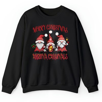 Arizona Cardinals Merry Christmas NFL Gift For Fan Christmas Gnomes Unisex Sweatshirt TAH20183