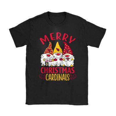 Arizona Cardinals Merry Christmas NFL Gift For Fan Christmas Gnomes Unisex T-Shirt Cotton Tee TAT20184