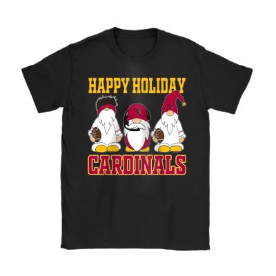 Arizona Cardinals Merry Christmas NFL Gift For Fan Christmas Gnomes Unisex T-Shirt Cotton Tee TAT20190