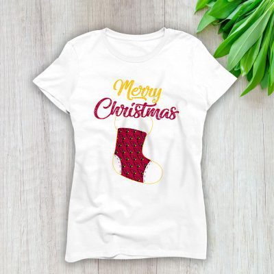 Arizona Cardinals Merry Christmas NFL Gift For Fan Christmas Stocking Lady T-Shirt Women Tee LTL20182