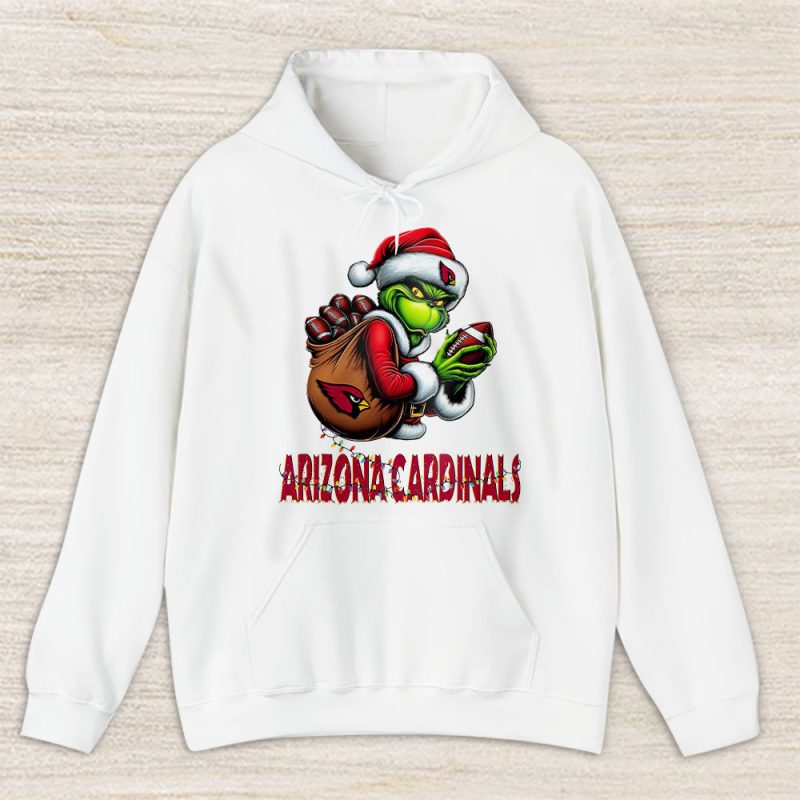 Arizona Cardinals Merry Christmas NFL Gift For Fan Cute Grinch Unisex Hoodie TAS20174