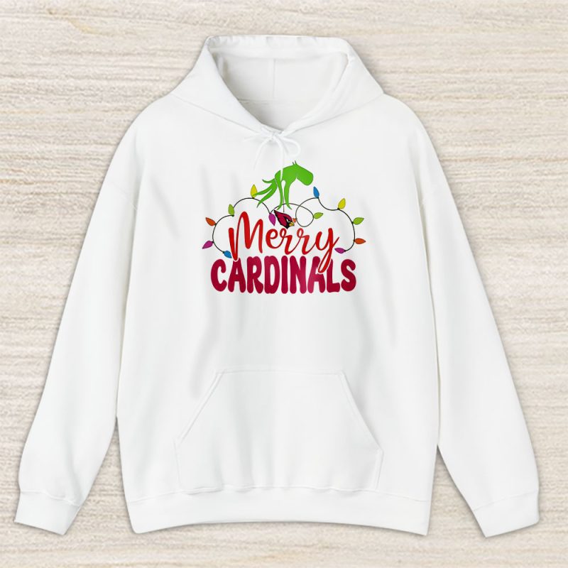 Arizona Cardinals Merry Christmas NFL Gift For Fan Cute Grinch Unisex Hoodie TAS20194