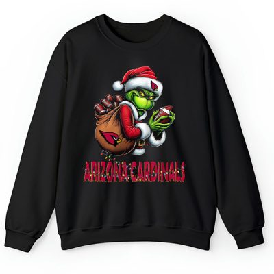 Arizona Cardinals Merry Christmas NFL Gift For Fan Cute Grinch Unisex Sweatshirt TAH20174