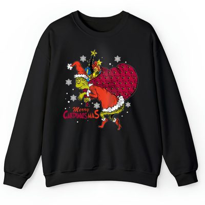 Arizona Cardinals Merry Christmas NFL Gift For Fan Cute Grinch Unisex Sweatshirt TAH20195