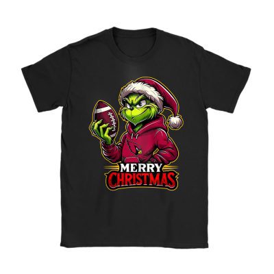 Arizona Cardinals Merry Christmas NFL Gift For Fan Cute Grinch Unisex T-Shirt Cotton Tee TAT20175