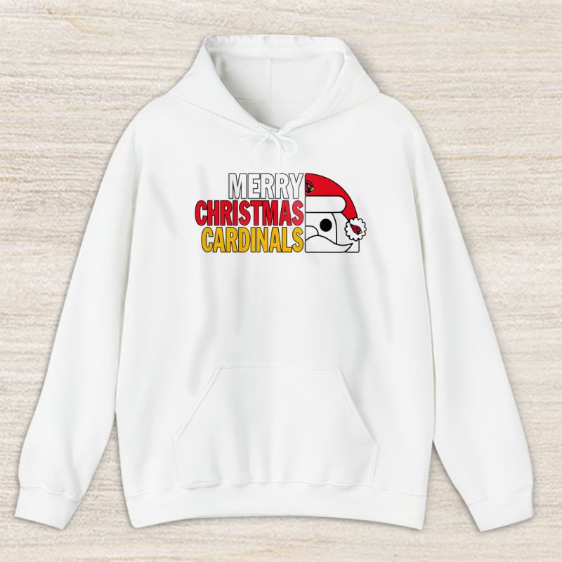 Arizona Cardinals Merry Christmas NFL Gift For Fan Cute Santa Hohoho Unisex Hoodie TAS20176