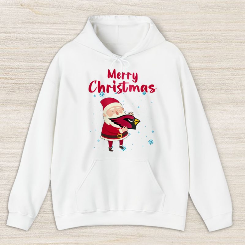 Arizona Cardinals Merry Christmas NFL Gift For Fan Cute Santa Hohoho Unisex Hoodie TAS20181