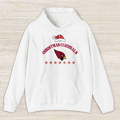 Arizona Cardinals Merry Christmas NFL Gift For Fan Cute Santa Hohoho Unisex Hoodie TAS20200