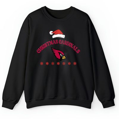 Arizona Cardinals Merry Christmas NFL Gift For Fan Cute Santa Hohoho Unisex Sweatshirt TAH20200