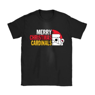 Arizona Cardinals Merry Christmas NFL Gift For Fan Cute Santa Hohoho Unisex T-Shirt Cotton Tee TAT20176