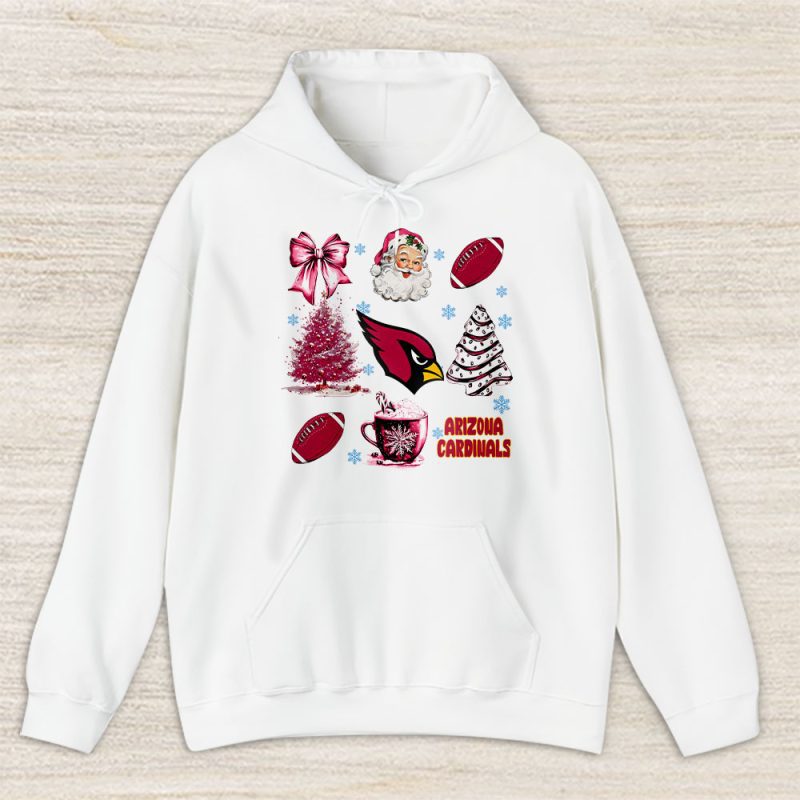 Arizona Cardinals Merry Christmas NFL Gift For Fan Santa Xmas Family Christmas Unisex Hoodie TAS20202