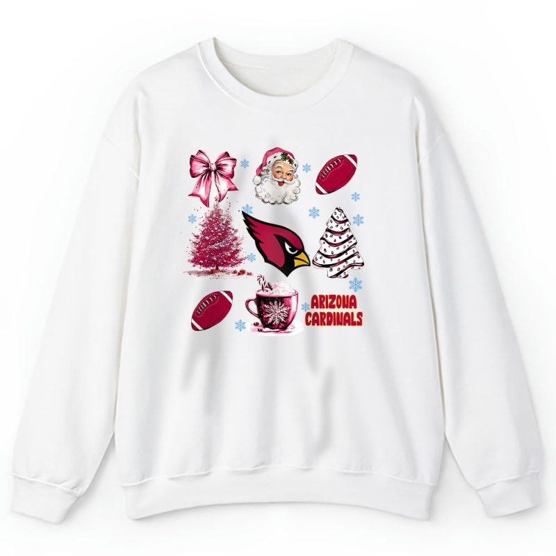 Arizona Cardinals Merry Christmas NFL Gift For Fan Santa Xmas Family Christmas Unisex Sweatshirt TAH20202