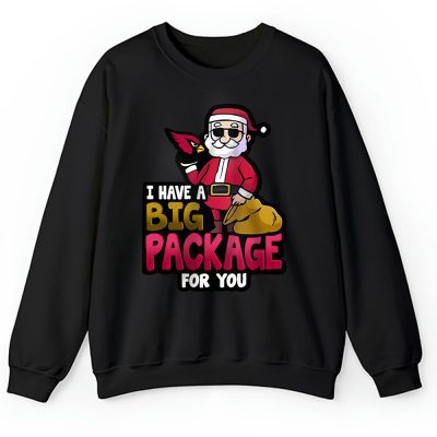 Arizona Cardinals Merry Christmas NFL Santa Gift I Have A Big Package For You Unisex Sweatshirt TAH20169