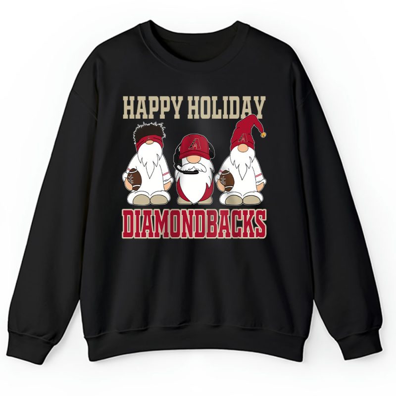 Arizona Diamondbacks Merry Christmas MLB Gift For Fan Christmas Gnomes Unisex Sweatshirt TAH21294