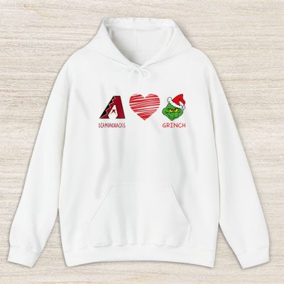 Arizona Diamondbacks Merry Christmas MLB Gift For Fan Cute Grinch Unisex Hoodie TAS21602