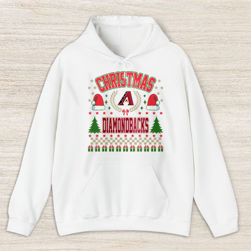 Arizona Diamondbacks Merry Christmas MLB Gift For Fan Cute Santa Hohoho Unisex Hoodie TAS21603