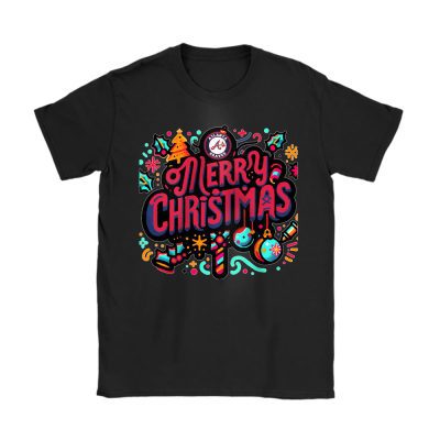 Atlanta Braves Merry Christmas MLB Gift For Fan Christmas Funny Unisex T-Shirt Cotton Tee TAT21302