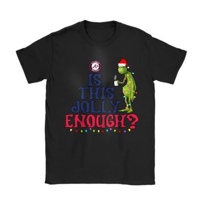 Atlanta Braves Merry Christmas MLB Gift For Fan Cute Grinch Unisex T-Shirt Cotton Tee TAT21303