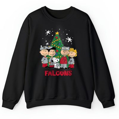 Atlanta Falcons Merry Christmas NFL Gift For Fan Christmas Snoopy And Friends Unisex Sweatshirt TAH20226