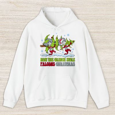 Atlanta Falcons Merry Christmas NFL Gift For Fan Cute Grinch Unisex Hoodie TAS20231