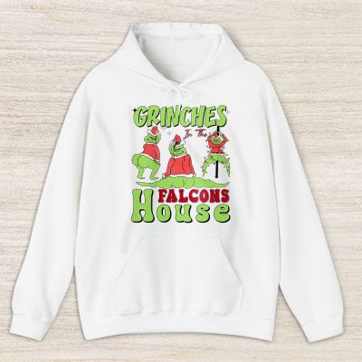 Atlanta Falcons Merry Christmas NFL Gift For Fan Cute Grinch Unisex Hoodie TAS20232