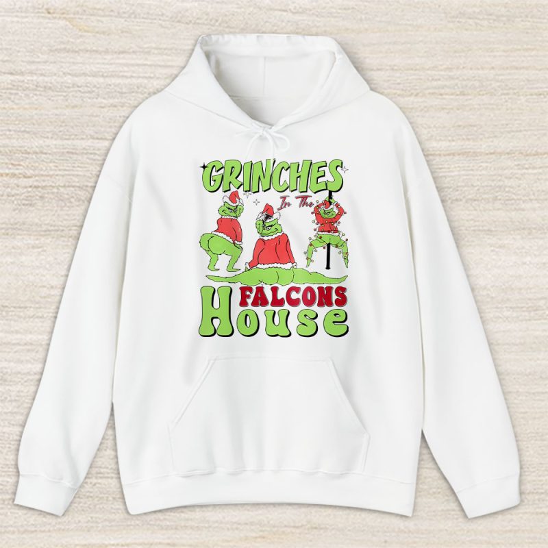 Atlanta Falcons Merry Christmas NFL Gift For Fan Cute Grinch Unisex Hoodie TAS20232