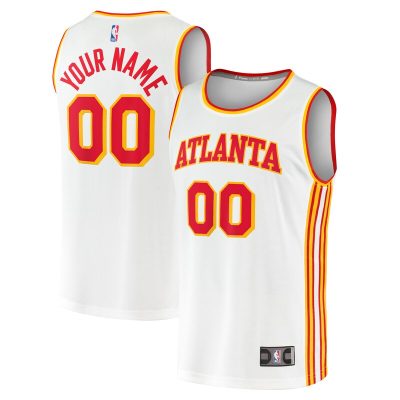 Atlanta Hawks Fast Break Custom Replica Jersey - Association Edition - White