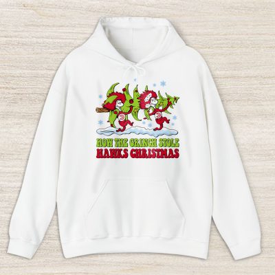 Atlanta Hawks Merry Christmas NBA Gift For Fan Cute Grinch Unisex Hoodie TAS21608