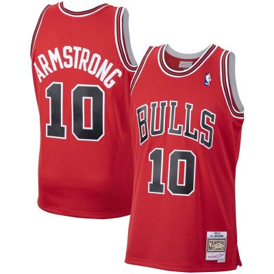 B. J. Armstrong Chicago Bulls 2001/02 Hardwood Classics Swingman Jersey - Red