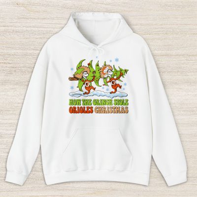 Baltimore Orioles Merry Christmas MLB Gift For Fan Cute Grinch Unisex Hoodie TAS21616