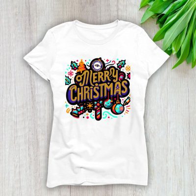 Baltimore Ravens Merry Christmas NFL Gift For Fan Christmas Funny Lady T-Shirt Women Tee LTL20255