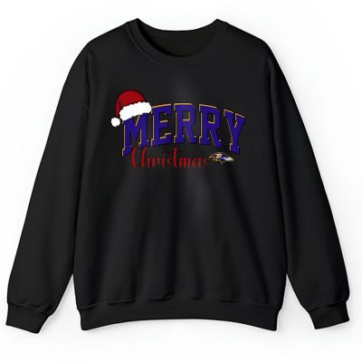 Baltimore Ravens Merry Christmas NFL Gift For Fan Christmas Funny Unisex Sweatshirt TAH20256