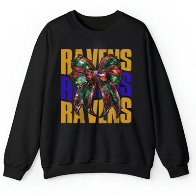 Baltimore Ravens Merry Christmas NFL Gift For Fan Christmas Funny Unisex Sweatshirt TAH20257