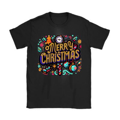 Baltimore Ravens Merry Christmas NFL Gift For Fan Christmas Funny Unisex T-Shirt Cotton Tee TAT20255