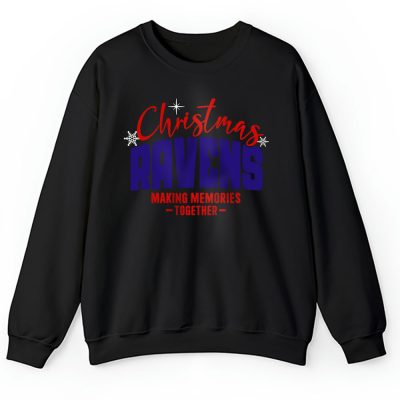 Baltimore Ravens Merry Christmas NFL Gift For Fan Making Memories Together Unisex Sweatshirt TAH20250