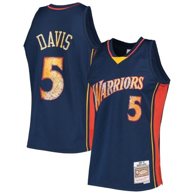 Baron Davis Golden State Warriors 2006/07 Hardwood Classics NBA 75th Anniversary Diamond Swingman Jersey - Royal