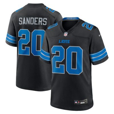 Barry Sanders Detroit Lions 2nd Alternate Retired Player Game Jersey - Black