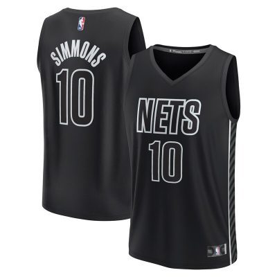 Ben Simmons Brooklyn Nets Youth Fast Break Player Jersey - Statement Edition - Black