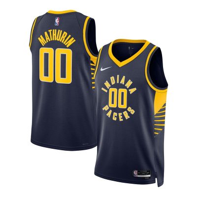 Bennedict Mathurin Indiana Pacers Swingman Jersey - Icon Edition - Navy