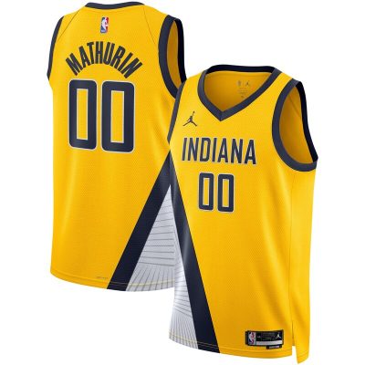 Bennedict Mathurin Indiana Pacers Swingman Jersey - Statement Edition - Gold