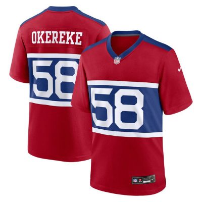 Bobby Okereke New York Giants Alternate Player Game Jersey - Century Red