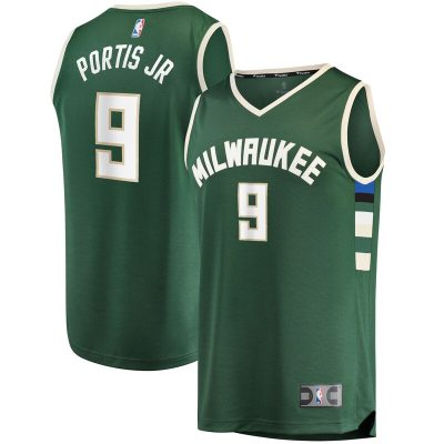 Bobby Portis Milwaukee Bucks Fast Break Replica Jersey - Icon Edition - Green