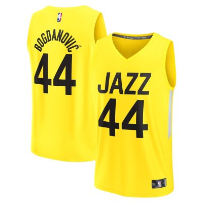 Bojan Bogdanovic Utah Jazz Fast Break Replica Jersey - Icon Edition - Yellow