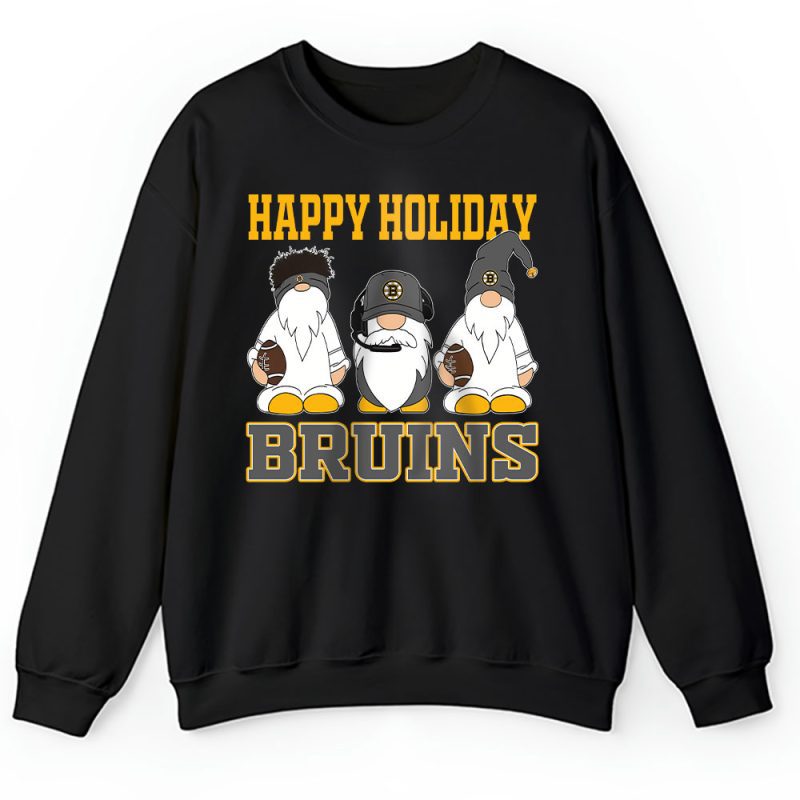 Boston Bruins Merry Christmas NHL Gift For Fan Christmas Gnomes Unisex Sweatshirt TAH21314