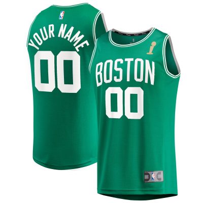 Boston Celtics Fast Break Custom Jersey - Icon Edition - Kelly Green