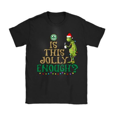 Boston Celtics Merry Christmas NBA Gift For Fan Cute Grinch Unisex T-Shirt Cotton Tee TAT21319