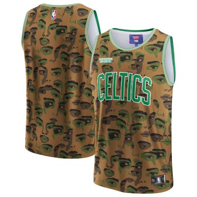 Boston Celtics NBA & KidSuper Studios by Hometown Jersey - Brown