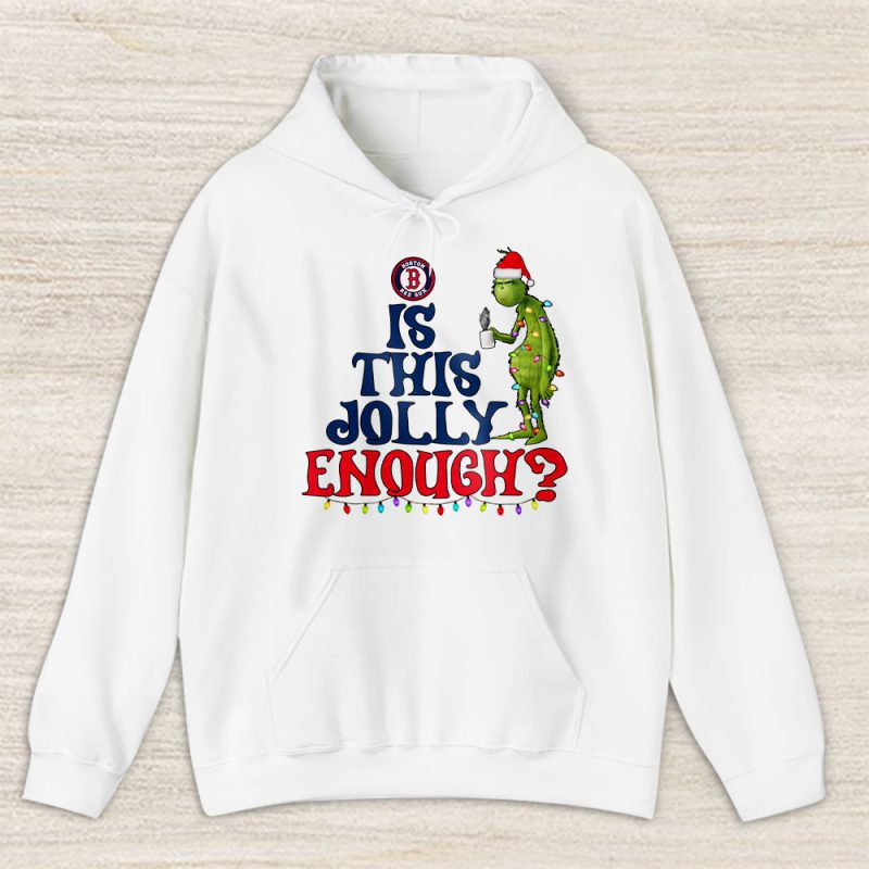 Boston Red Sox Merry Christmas MLB Gift For Fan Cute Grinch Unisex Hoodie TAS21322